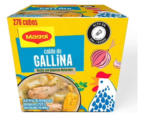 Caldo De Gallina Maggi X 2970g