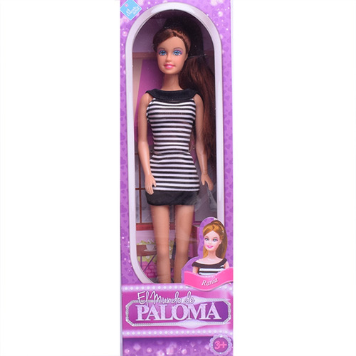 Imagen 5 de 10 de Muñeca Rania Con Zapatos El Mundo De Paloma El Duende Azul