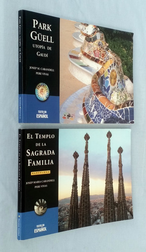 Gaudí Park Güell Y Sagrada Familia 2 Libros / Arquitectura