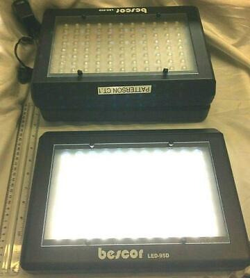 Bescor Lot Of 3 Studio Photo/video Dimmable Lights Ac Ad Aac