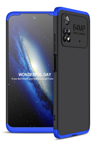 Funda Gkk 360 Para Xiaomi Poco M4 Pro 4g + Cristal 9d