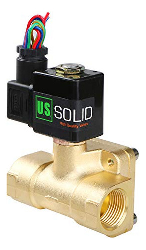 Válvula Solenoide Latón 3/4puLG (alta Presión) 12vdc