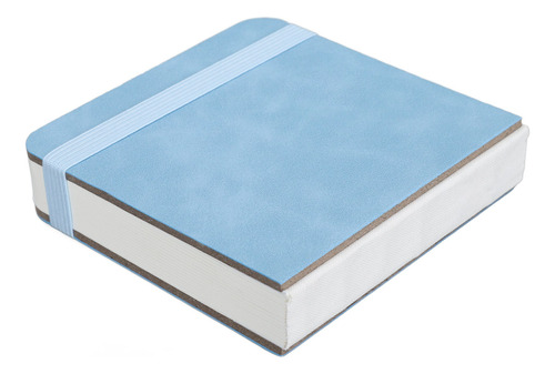 Cuaderno De Bocetos De 30 Hojas Con Forma De Acuarela Azul,