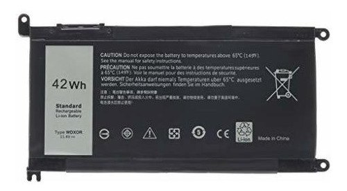 42wh Wdxor 11.4v Bateria De Repuesto Para Dell Inspiron 13 7