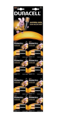 Pilas Alcalinas Duracell Aa Pack Blister X16 Unidades