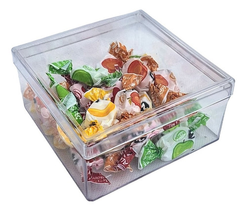 25 Cajitas Pastillero Golosinero Cuadradas Grandes Candybar