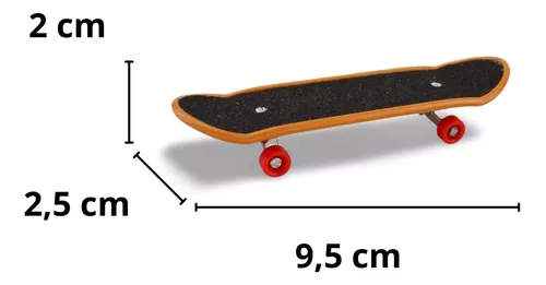 Skate De Dedo Skateboard Promoção C/lixa +pcs Para Brincar