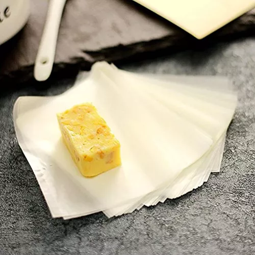500 hojas de papel de arroz glutinoso transparente comestible recubierto de  caramelo, papel de regalo turrón de chocolate y azúcar : Comida Gourmet y  Alimentos 