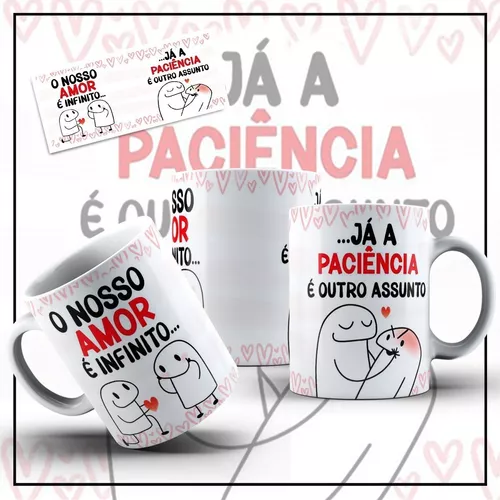 Caneca Nova Do Bentô Flork Meme Engraçado Paciência É Tudo!