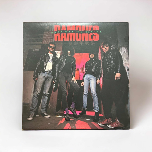 Ramones Disco Vinilo Halfway To Sanity Primera Edición Usa