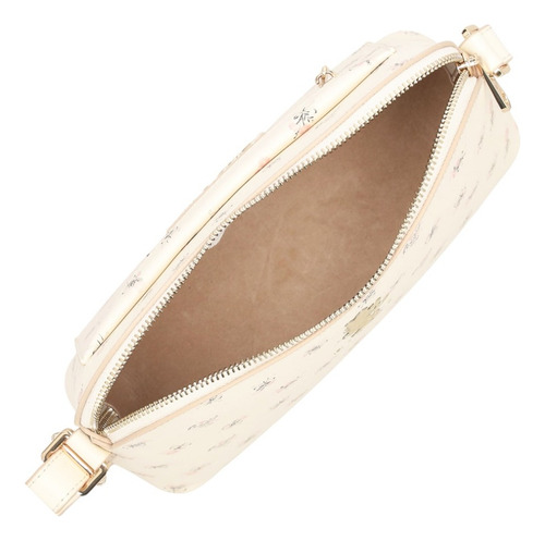 Bolsa Crossbody Mujer Mickey W Capsule Beige Hbsalmina10cw Acabado De Los Herrajes Níquel Diseño De La Tela Gráfico