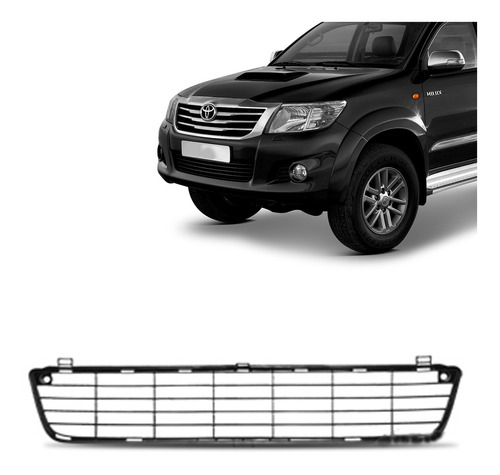 Grade Tela Parachoque Dianteiro Hilux 2012 2013 2014 2015