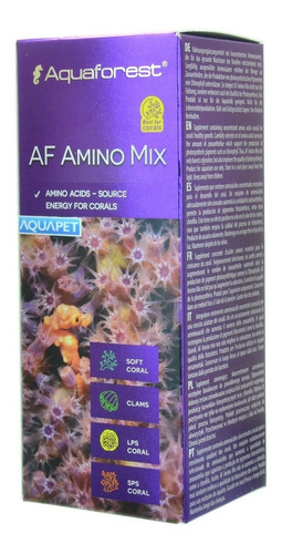 Imagem 1 de 3 de Suplemento Para Corais Af Amino Mix 50ml Aquaforest
