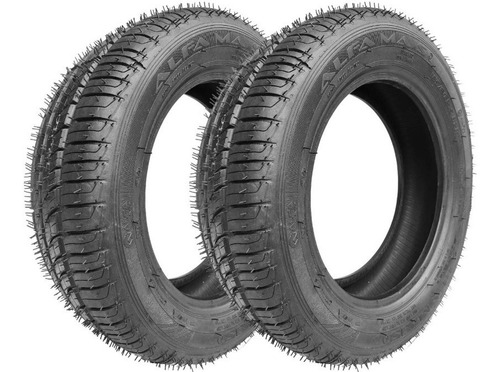 Kit 2 Pneu 185/60/15 Remold Com Borracha Vipal E Garantia