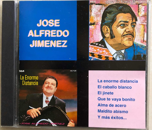 Jose Alfredo Jimenez Cd La Enorne Distancia Y Que Te Vaya Bo
