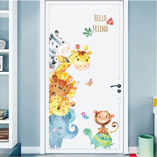 Hiluck Calcomanas Para Puerta De Pared, Decoracin De Dibujos