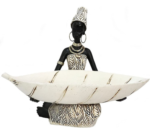 Estatuilla De Mujer Tribal Africana, Estatua Africana, ...