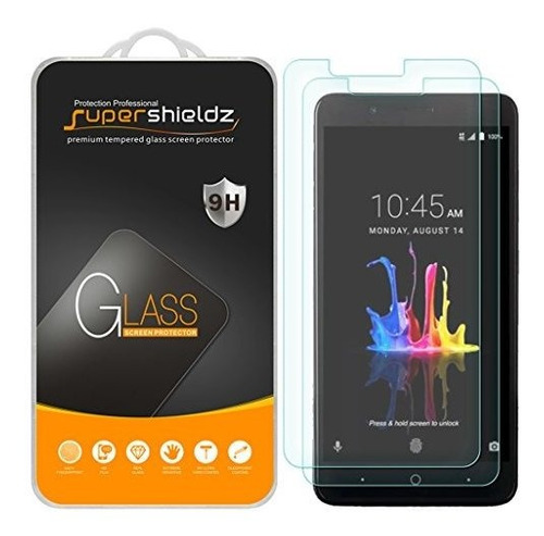 (2 Pack) Supershieldz Para Zte (blade Max Z) De La Pantalla 