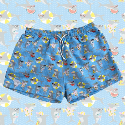 Imagen 2 de 4 de Traje De Baño Hombre Pool Party Pecora Argentina Short Malla