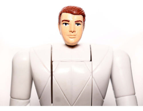 Power Rangers Branco Vira Cabeça Boneco Gigante 20cm Raro (Usado)