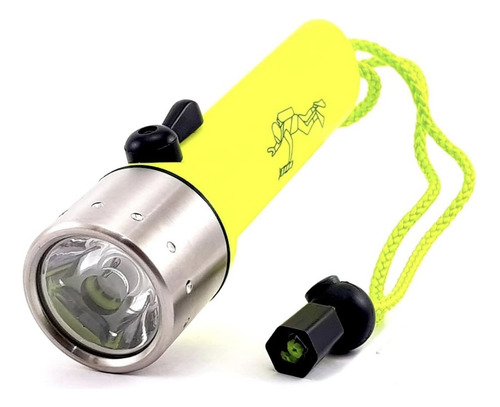 Lanterna Para Mergulho Noturno Led Prova Dagua Profissional