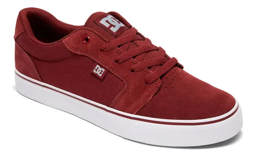 Zapatilla Hombre Trase Suede Bur Burdeo Dc Zapatilla Hombre Trase Suede Bur Burdeo Dc