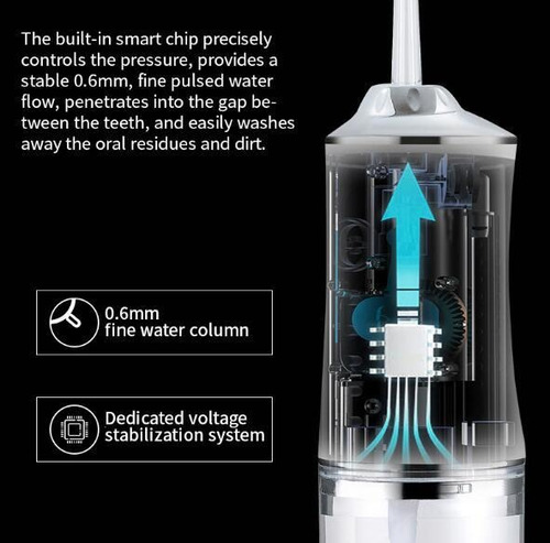 Irrigador Oral Recargable Impermeable Agua Flossers
