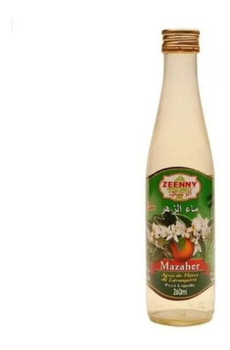 Agua De Flor De Laranjeira( Mazaher) 260ml Vidro Zeenny