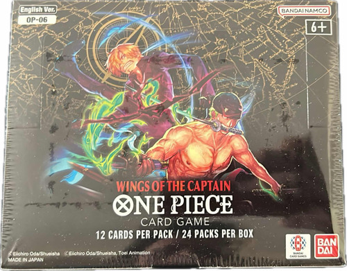 Yugioh Tcg Wings Of The Captain Op-6 Booster Box One Piece