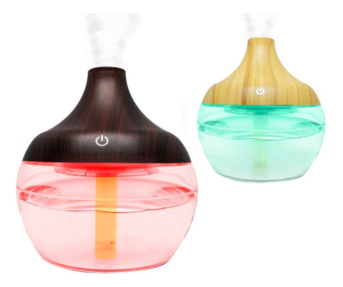 Humidificador Aire Vaporizador Difusor Luz Led Usb