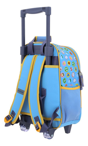 Mochila Chica Kinder Con Ruedas Chenson Mario Bros Param