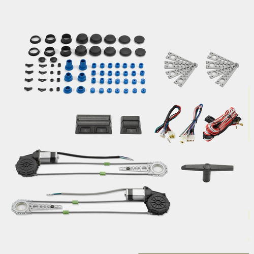 Kit Motor Alza Vidrios Ds 2 Ventanas ***con Envío***
