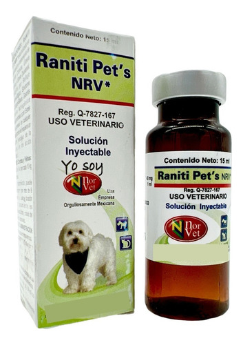 Raniti Pets Gastritis Perros, Gatos Norvet 15ml Ranitidina