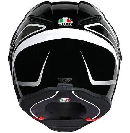 Casco Integral Agv Veloce S Predator Negro/blanco Importado