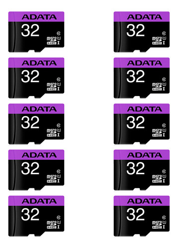 Pack 10 Memorias Micro Sd Adata Premier 32gb