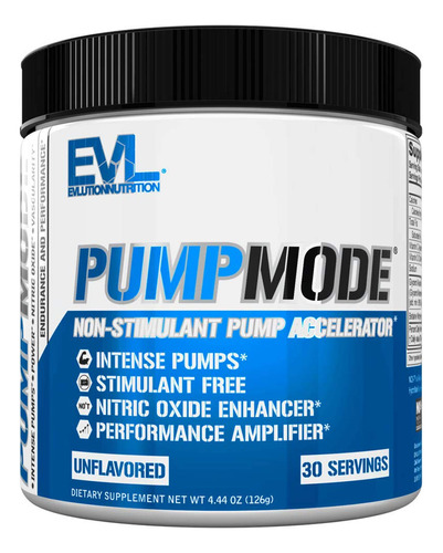 Mejorador De Óxido Nítrico Evolution Nutrition Pump Mode .