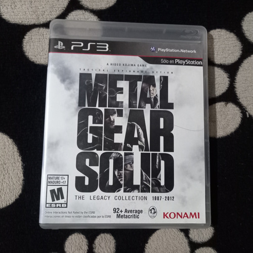 Metal Gear Solid Legacy Collection Ps3 Fisico Usado