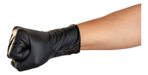 Mediglove Guante Nitrilo Sin Polvo Soft Rosa Negro Negro Xl