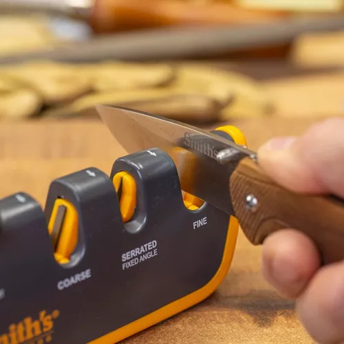 Smith 's 50264 afilador de cuchillos manual ajustable.