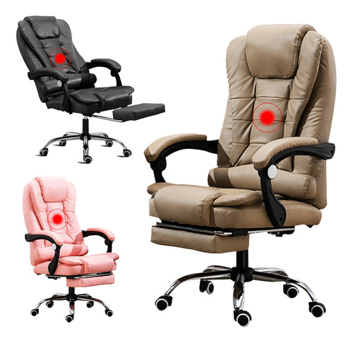 New Silla De Oficina Gamer Ergonomica Reclinable Reforzada