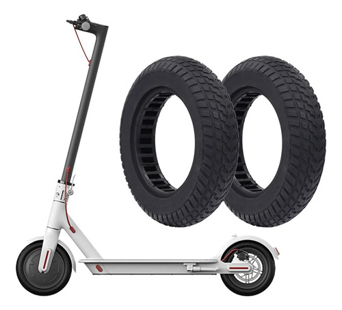 Par De Llantas Solidas 10 Pulgadas Scooter Xiaomi M365 Y Pro