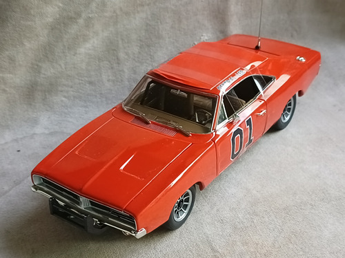 1969 Dodge Charger General Lee Dukes Hazzard 1:18 Silverscre