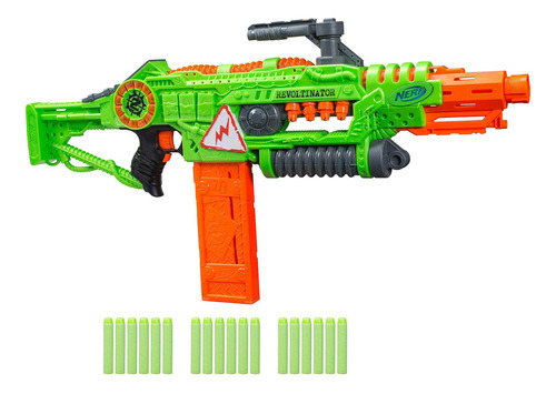 Nerf Revoltinator Zombie Strike Toy Blaster Con Luces Motori