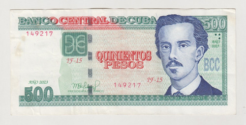 Billete Centro América 500 Pesos 2023 (c85)