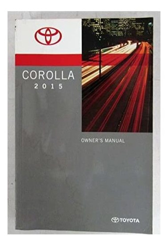 Manual Del Propietario Toyota Corolla 2017