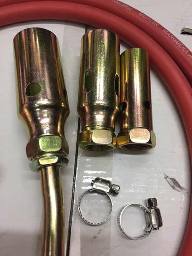Soplete Gas Regulador De Bronce Con 3 Boquillas