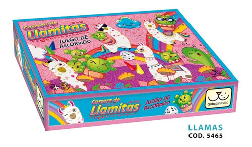 Juego Carrera De Llamitas Gato Garabato