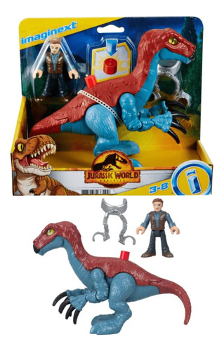 Dinosaurio Jurassic World Therizinosaurus Y Owen Mattel Vv63
