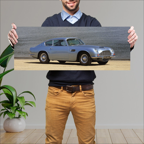 Cuadro 30x80cm Auto 1969 Aston Martin Db6 Uk 400 122