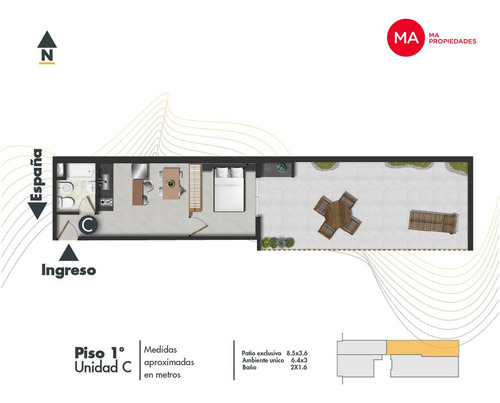 Venta Deptos Monoambientes 1 Dormitorio 2 Dormitorios Centro Rosario Amenities